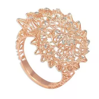 Кольцо из красного золота Линии Любви