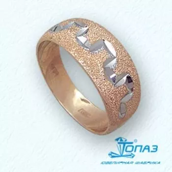 Кольцо из красного золота Линии Любви