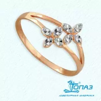 Кольцо из красного золота Линии Любви