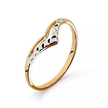 Кольцо из красного золота Линии Любви