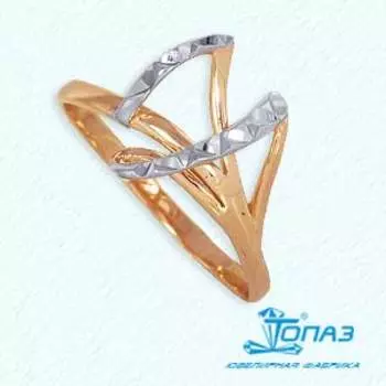 Кольцо из красного золота Линии Любви