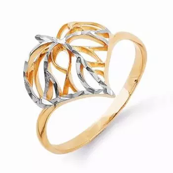 Кольцо из красного золота Линии Любви