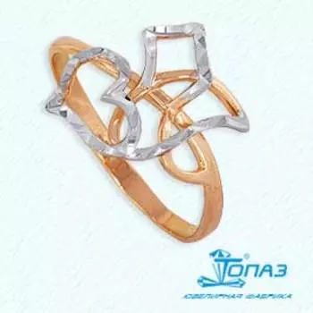 Кольцо из красного золота Линии Любви