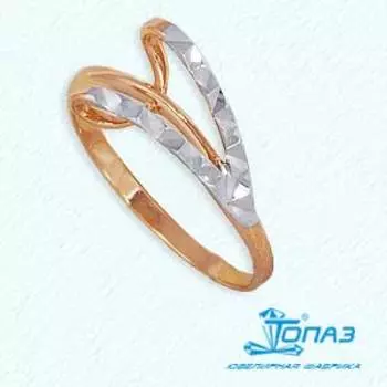 Кольцо из красного золота Линии Любви