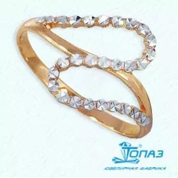 Кольцо из красного золота Линии Любви