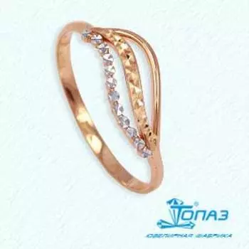 Кольцо из красного золота Линии Любви