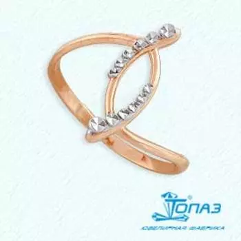 Кольцо из красного золота Линии Любви