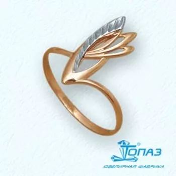 Кольцо из красного золота Линии Любви