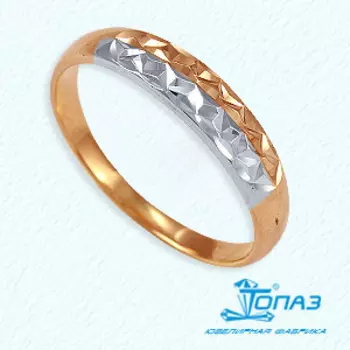 Кольцо из красного золота Линии Любви