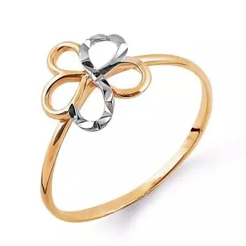 Кольцо из красного золота Линии Любви