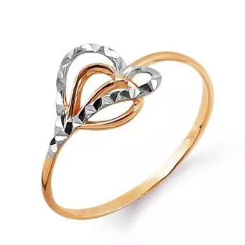 Кольцо из красного золота Линии Любви