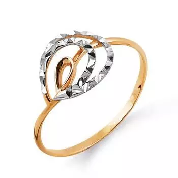 Кольцо из красного золота Линии Любви