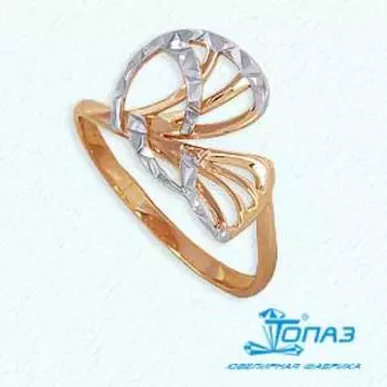 Кольцо из красного золота Линии Любви