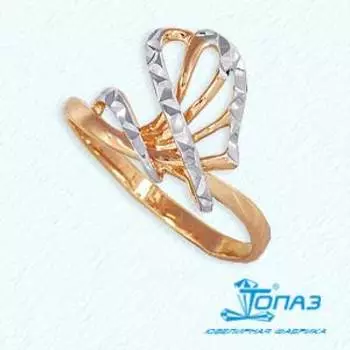 Кольцо из красного золота Линии Любви