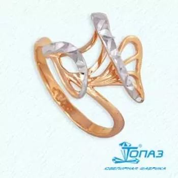 Кольцо из красного золота Линии Любви