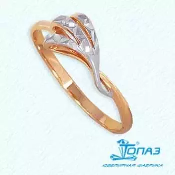 Кольцо из красного золота Линии Любви
