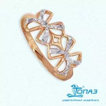 Кольцо из красного золота Линии Любви