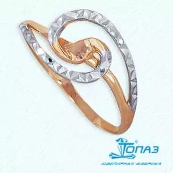 Кольцо из красного золота Линии Любви