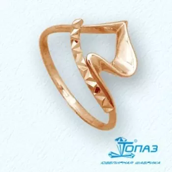 Кольцо из красного золота Линии Любви