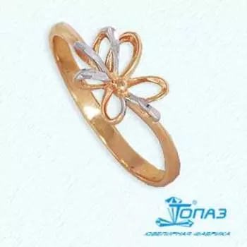 Кольцо из красного золота Линии Любви