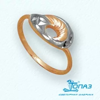 Кольцо из красного золота Линии Любви