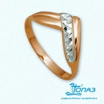 Кольцо из красного золота Линии Любви