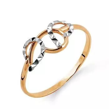 Кольцо из красного золота Линии Любви