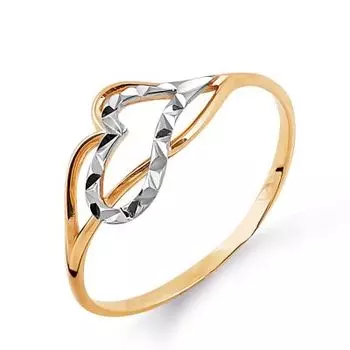 Кольцо из красного золота Линии Любви