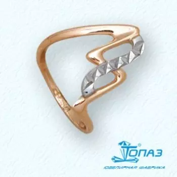 Кольцо из красного золота Линии Любви