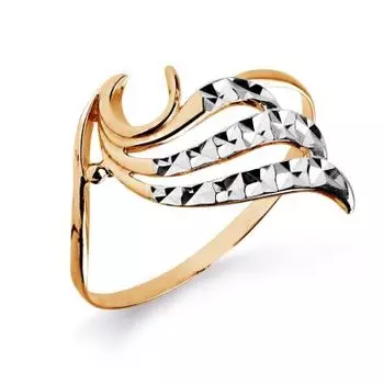 Кольцо из красного золота Линии Любви