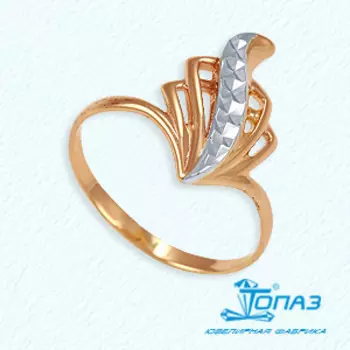 Кольцо из красного золота Линии Любви