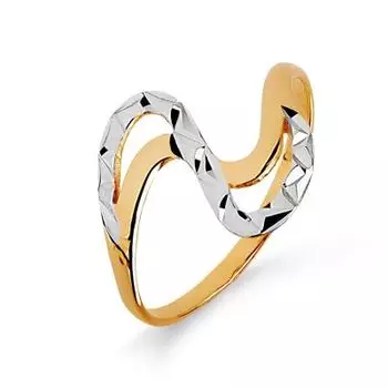 Кольцо из красного золота Линии Любви