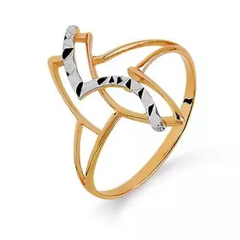 Кольцо из красного золота Линии Любви