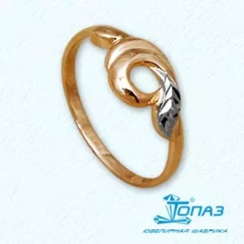 Кольцо из красного золота Линии Любви