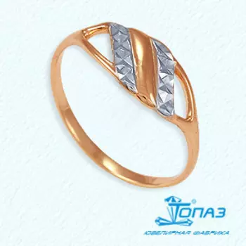 Кольцо из красного золота Линии Любви