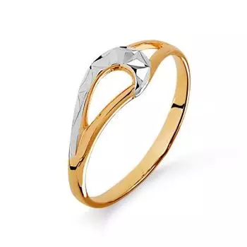 Кольцо из красного золота Линии Любви