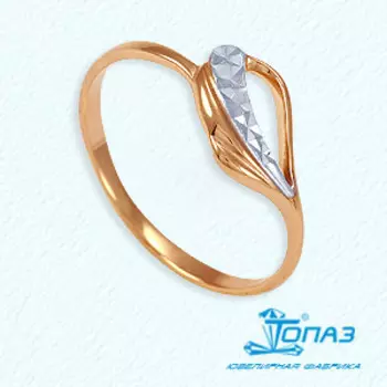 Кольцо из красного золота Линии Любви
