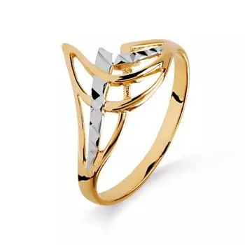 Кольцо из красного золота Линии Любви