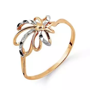 Кольцо из красного золота Линии Любви