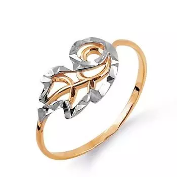 Кольцо из красного золота Линии Любви