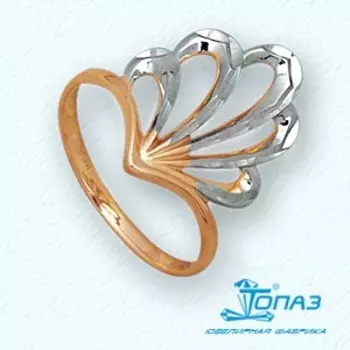 Кольцо из красного золота Линии Любви