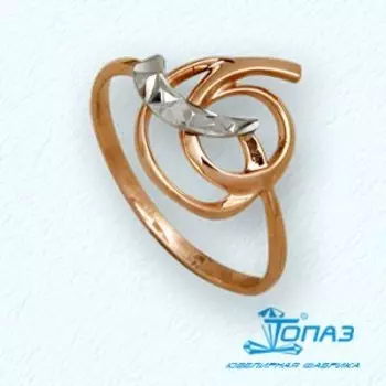 Кольцо из красного золота Линии Любви