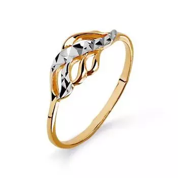 Кольцо из красного золота Линии Любви