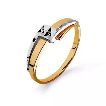 Кольцо из красного золота Линии Любви