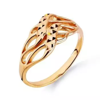 Кольцо из красного золота Линии Любви