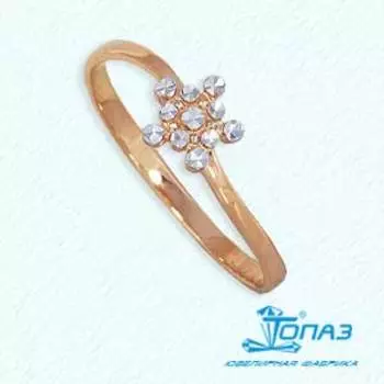 Кольцо из красного золота Линии Любви