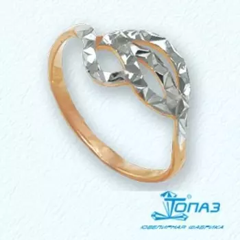 Кольцо из красного золота Линии Любви