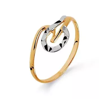 Кольцо из красного золота Линии Любви