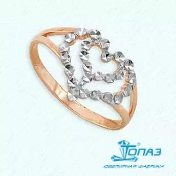Кольцо из красного золота Линии Любви