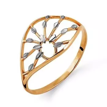 Кольцо из красного золота Линии Любви